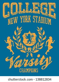 college academy lion club vector art