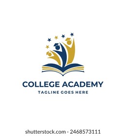 College Academy Logo Vector Easy to Use
