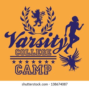 college american football vector art