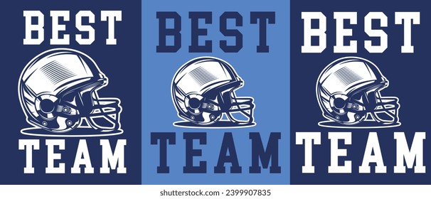college athletic set of vintage american football labels, badges, logos and design elements for t shirt and other uses