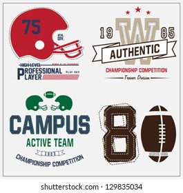 College Athletics Sport Artwork For Apparel