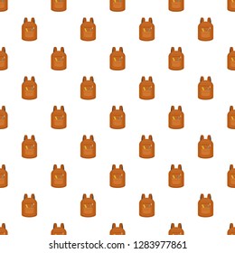 College backpack pattern seamless vector repeat for any web design