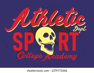 college basketball graphic design vector art