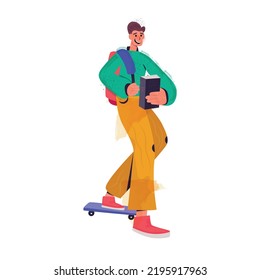 El concepto de personaje de College Boy