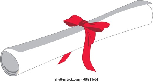 college diploma vector