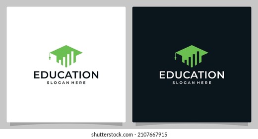 College, Graduate, Campus, Education logo design and investment logos. Premium Vector