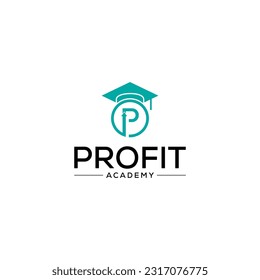 College  Graduate  Campus  Education logo design. and investment logos. profit academy 