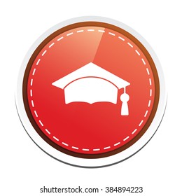 college graduation cap icon