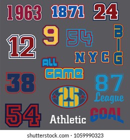 college graphic in vector
