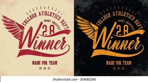 college graphics for t-shirt