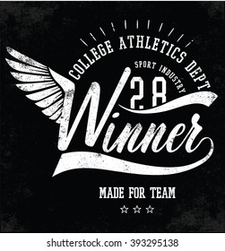 college graphics for t-shirt