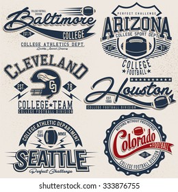 college graphics for t-shirts,vector logo set,college graphics for t-shirt