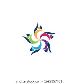 College icon and symbol vector template illustration