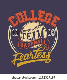 college label. Tee print. Tee Design For Print