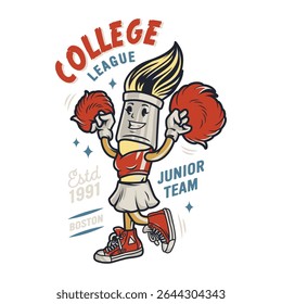 college league junior team creative logo design