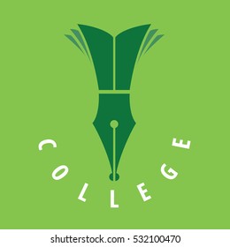 college logo vector
