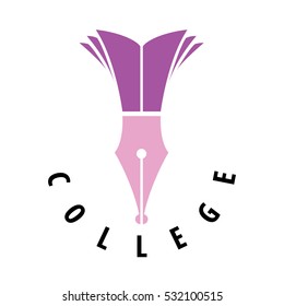 college logo vector