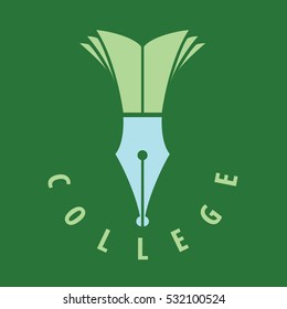 college logo vector