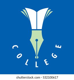 college logo vector