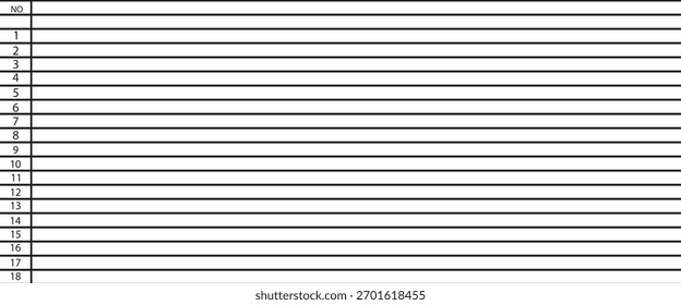 college medium ruled paper background for student.vector Eps10
