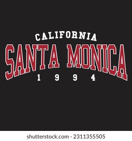 college michigan manhattan santa monica varsity slogan usa 