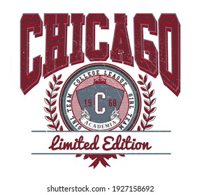 College Print For Sweatshirt, T-shirt Print And Other Uses.