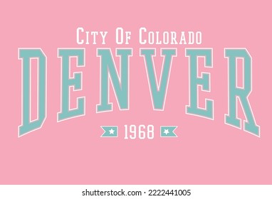 College Print for sweatshirt, t-shirt print and other uses.