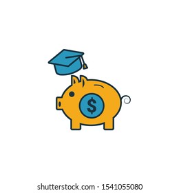 College Saving Plan icon. Simple element from personal finance icons collection. Creative College Saving Plan icon ui, ux, apps, software and infographics.