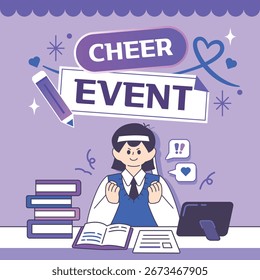 College Scholastic Fähigkeit Test Event Illustration