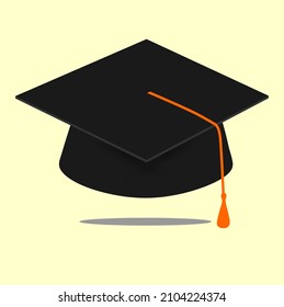College and school graduation cap vector icon. Best for your decoration property images