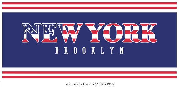 college slogan graphic with united states flag. vintage graphic. vector graphic with lines
