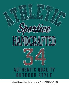 college sport team poster print