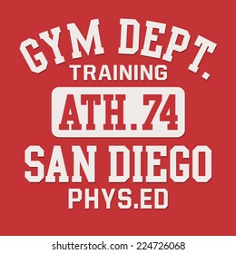 College sport typography, t-shirt graphics, vectors,vintage 