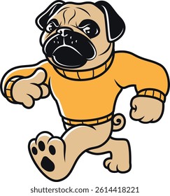 college sports dog mascot character team