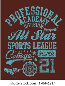 college sports football vector art
