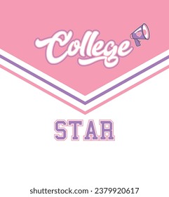 college staar graphic tees for girl design