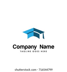 college studying logo template