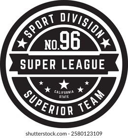 college superior team california area super league tshirt print