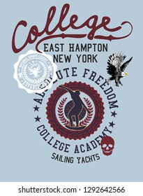 college surf sports vector art