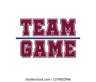 College Team letter vector. Cheerleader