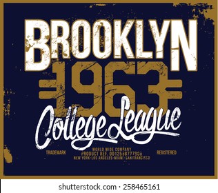 college tee graphic