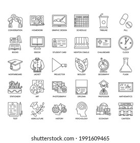 College , Thin Line and Pixel Perfect Icons