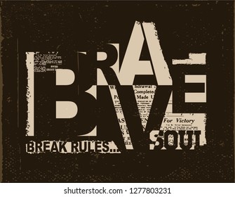 college typography design. 