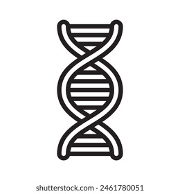 college_dna string detailed mixed outline icon