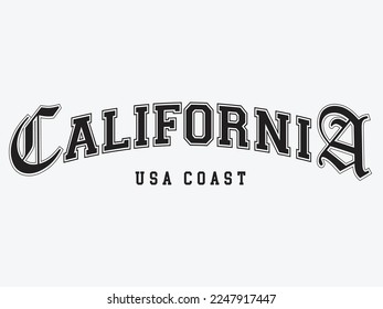 Collegee-style Vector Drawings Of City Names. Varsity Graphics