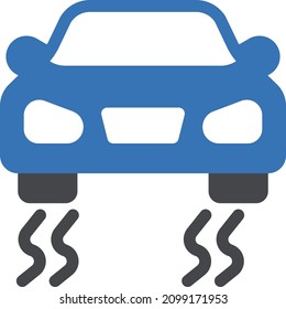 collision vector illustration isolated on a transparent background . glyph vector icons for concept or web graphics.