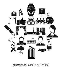 Collogue icons set. Simple set of 25 collogue vector icons for web isolated on white background