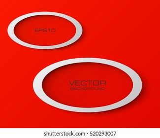Colloquial cloud vector banner. The original form as two form, overlapping. The flat image. Advertising Design shape. Vector label tag background.