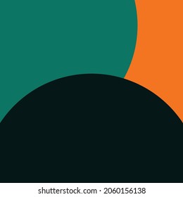 Collorfull Background Green Black Orange