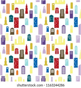 Colofrul City Abstract Background